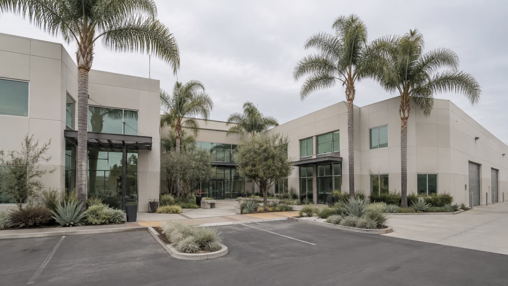 Landscaped Southern California flex-industrial campus
