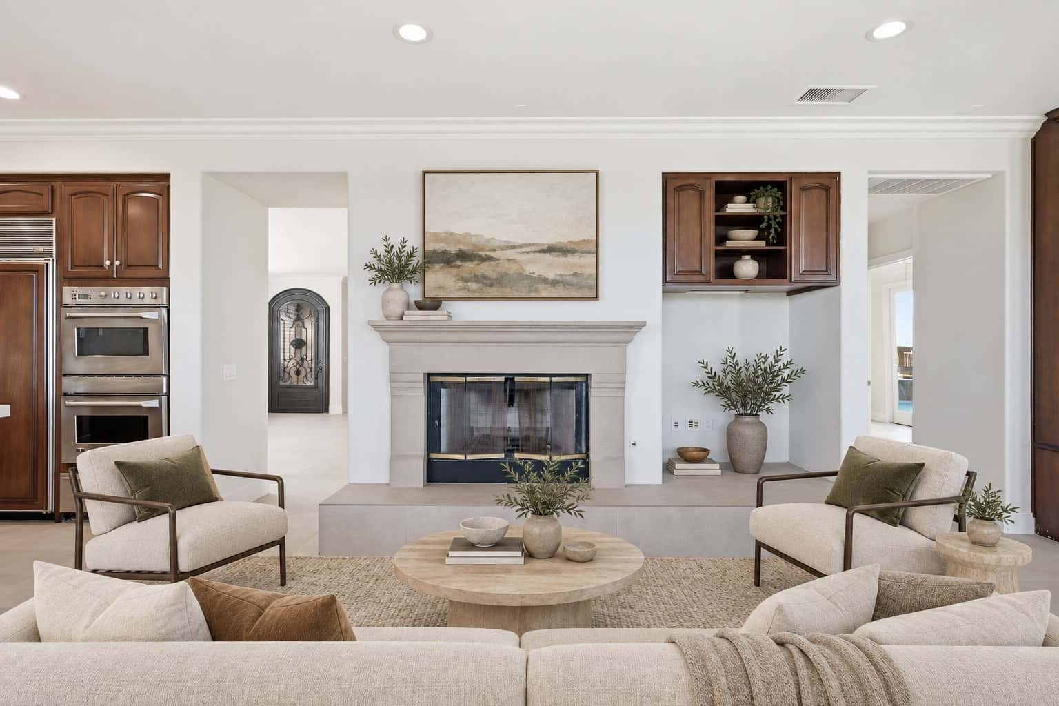 West Windway living room with digitally added furniture