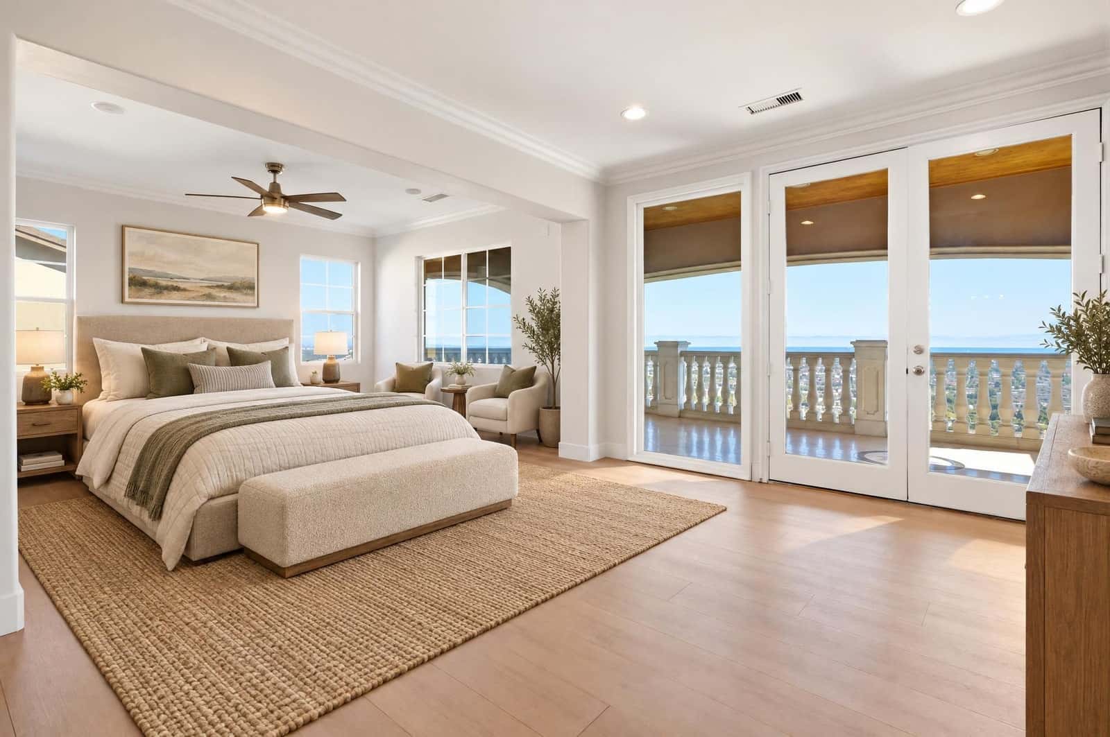 West Windway bedroom with digitally added furniture